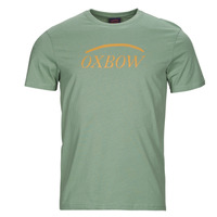 tekstylia Męskie T-shirty z krótkim rękawem Oxbow P1TALAI Zielony