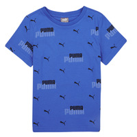 tekstylia Chłopiec T-shirty z krótkim rękawem Puma ESS+ LOGO POWER AOP Czarny