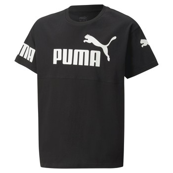 tekstylia Chłopiec T-shirty z krótkim rękawem Puma PUMA POWER Czarny