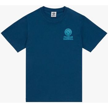 tekstylia T-shirty i Koszulki polo Franklin & Marshall JM3012.1000P01-252 Niebieski