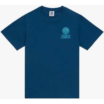 tekstylia T-shirty i Koszulki polo Franklin & Marshall JM3012.1000P01-252 Niebieski