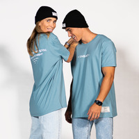tekstylia T-shirty z krótkim rękawem THEAD. NEW YORK T-SHIRT Niebieski
