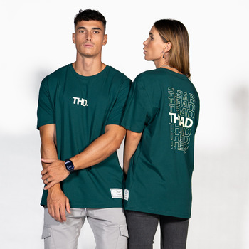 tekstylia T-shirty z krótkim rękawem THEAD.  Zielony