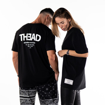 tekstylia T-shirty z krótkim rękawem THEAD. DUBAI T-SHIRT Czarny