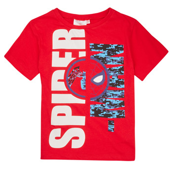 tekstylia Chłopiec T-shirty z krótkim rękawem TEAM HEROES  T-SHIRT SPIDERMAN Czerwony