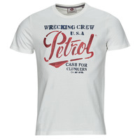 tekstylia Męskie T-shirty z krótkim rękawem Petrol Industries T-Shirt SS Classic Print Biały
