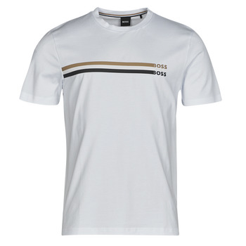 tekstylia Męskie T-shirty z krótkim rękawem BOSS Tiburt 346 Biały