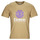 tekstylia Męskie T-shirty z krótkim rękawem Element VERTICAL SS Beżowy / Fioletowy