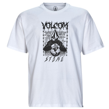 tekstylia Męskie T-shirty z krótkim rękawem Volcom EDENER LSE SST Biały