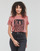tekstylia Damskie T-shirty z krótkim rękawem Volcom VOLCHEDELIC TEE Różowy
