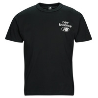 tekstylia Męskie T-shirty z krótkim rękawem New Balance Essentials Logo T-Shirt Czarny