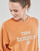 tekstylia Damskie Bluzy New Balance Essentials Graphic Crew French Terry Fleece Sweatshirt Pomarańczowy