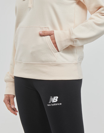 New Balance Essentials Stacked Logo Hoodie Beżowy