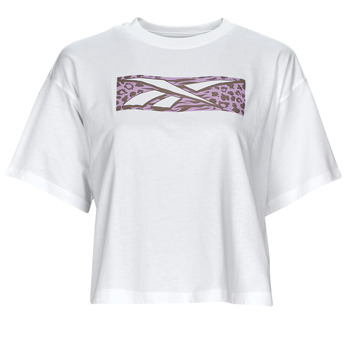 tekstylia Damskie T-shirty z krótkim rękawem Reebok Classic Graphic Tee -Modern Safari Biały