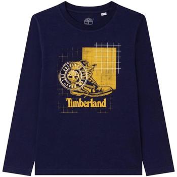 tekstylia Chłopiec T-shirty z krótkim rękawem Timberland  Niebieski