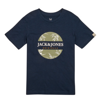 tekstylia Chłopiec T-shirty z krótkim rękawem Jack & Jones JORCRAYON BRANDING TEE SS CREW NECK Marine