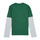 tekstylia Chłopiec T-shirty z długim rękawem Jack & Jones JOROLI SKATER LAYER TEE LS CREW NECK Zielony