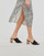 tekstylia Damskie Sukienki długie Superdry VINTAGE MIDI HALTER SLIP DRESS Czarny / Biały