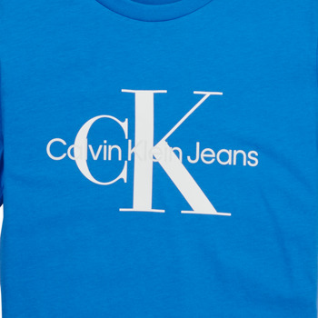 Calvin Klein Jeans MONOGRAM LOGO T-SHIRT Niebieski