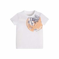 tekstylia Chłopiec T-shirty z krótkim rękawem Guess SS T SHIRT Biały