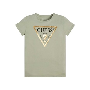 tekstylia Dziewczynka T-shirty z krótkim rękawem Guess SS T SHIRT CORE Zielony