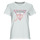 tekstylia Damskie T-shirty z krótkim rękawem Guess SS CN ICON TEE Biały