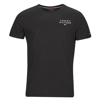 tekstylia Męskie T-shirty z krótkim rękawem Tommy Hilfiger CN SS TEE LOGO Czarny