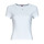 tekstylia Damskie T-shirty z krótkim rękawem Tommy Jeans TJW BBY ESSENTIAL RIB SS Biały