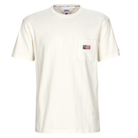 tekstylia Męskie T-shirty z krótkim rękawem Tommy Jeans TJM CLSC TIMELESS TOMMY TEE Biały