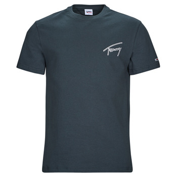 tekstylia Męskie T-shirty z krótkim rękawem Tommy Jeans TJM CLSC SIGNATURE TEE Szary / Fonce
