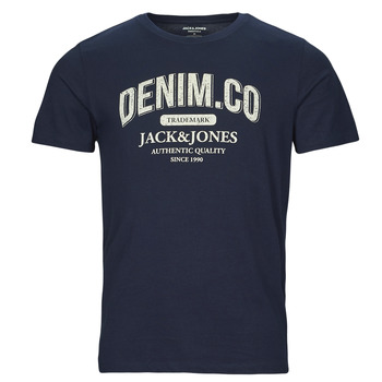 tekstylia Męskie T-shirty z krótkim rękawem Jack & Jones JJEJEANS TEE SS O-NECK Marine