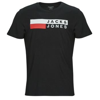 tekstylia Męskie T-shirty z krótkim rękawem Jack & Jones JJECORP LOGO TEE SS O-NECK Czarny