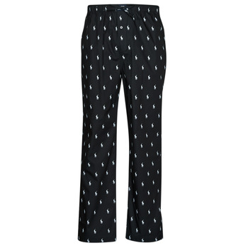 tekstylia Męskie Piżama / koszula nocna Polo Ralph Lauren SLEEPWEAR-PJ PANT-SLEEP-BOTTOM Czarny / Biały