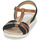 Buty Damskie Sandały Tom Tailor 5394901 Marine / Brązowy