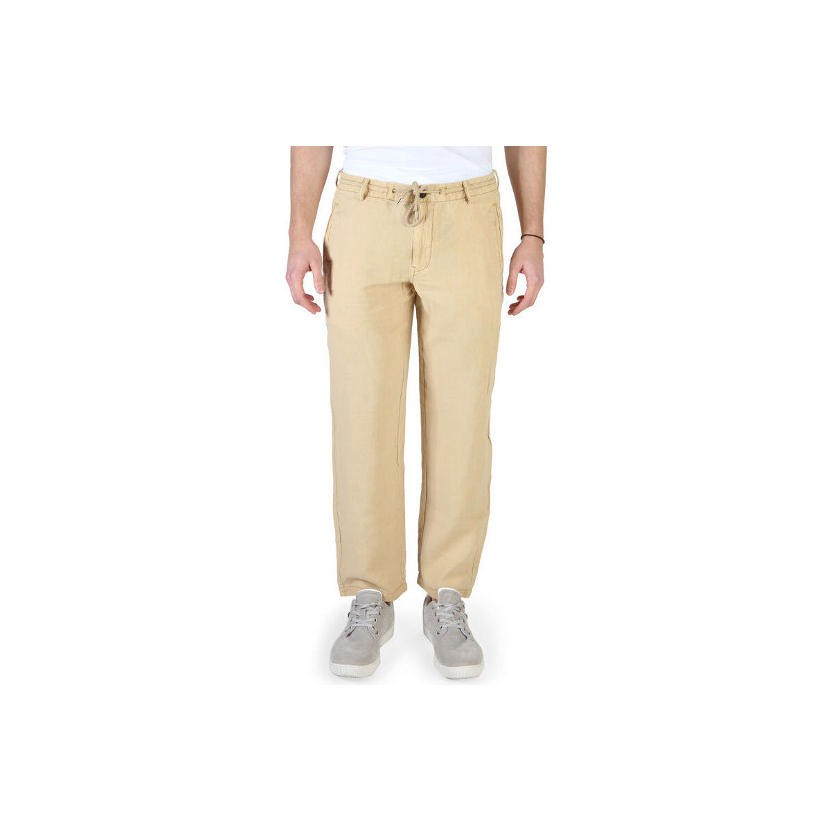 tekstylia Męskie Spodnie Armani jeans - 3y6p56_6ndmz Brązowy