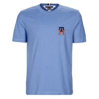 tekstylia Męskie T-shirty z krótkim rękawem Tommy Hilfiger ESSENTIAL MONOGRAM TEE Niebieski / Ciel