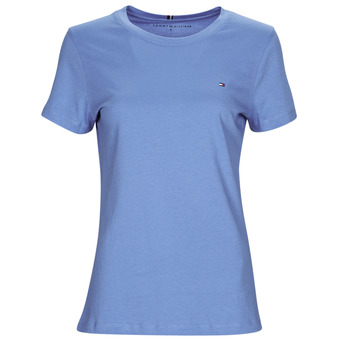 tekstylia Damskie T-shirty z krótkim rękawem Tommy Hilfiger NEW CREW NECK TEE Niebieski