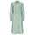 tekstylia Damskie Sukienki krótkie Tommy Hilfiger ORG CO STRIPE MIDI SHIRT-DRESS Biały / Zielony