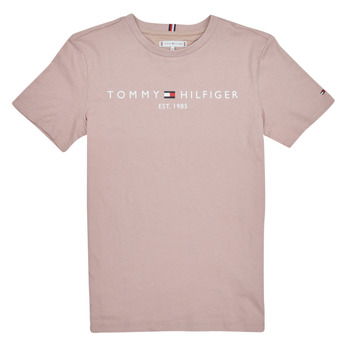 tekstylia Dziecko T-shirty z krótkim rękawem Tommy Hilfiger U ESSENTIAL Beżowy