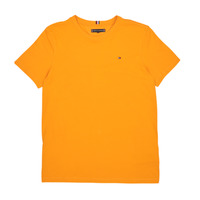 tekstylia Chłopiec T-shirty z krótkim rękawem Tommy Hilfiger ESSENTIAL COTTON Żółty
