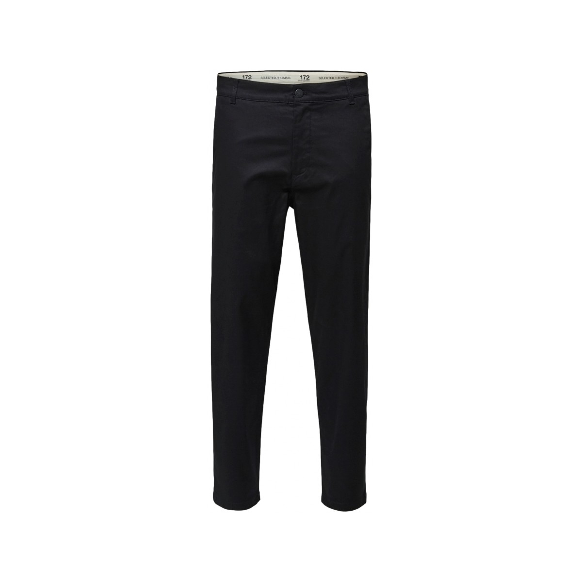 tekstylia Męskie Spodnie Selected Slim Tape Repton 172 Flex Pants - Black Czarny