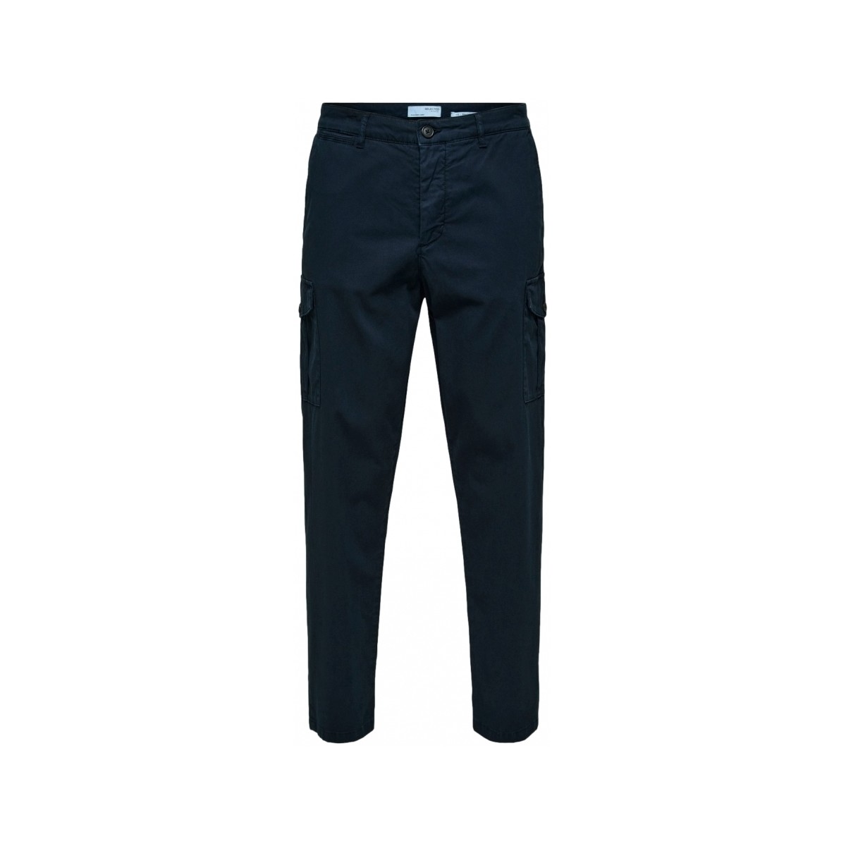tekstylia Męskie Spodnie Selected Slim Tapered Wick 172 Cargo Pants - Dark Sapphire Niebieski