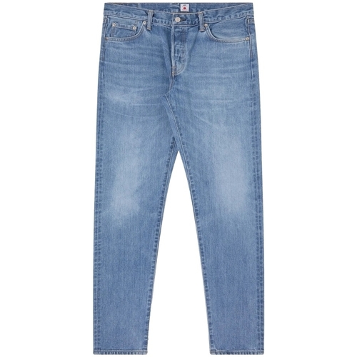 tekstylia Męskie Spodnie Edwin Regular Tapered Jeans - Blue Light Used Niebieski