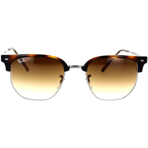 Zegarki & Biżuteria  okulary przeciwsłoneczne Ray-ban Occhiali da Sole  New Clubmaster RB4416 710/51 Brązowy