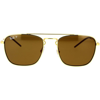 Zegarki & Biżuteria  okulary przeciwsłoneczne Ray-ban Occhiali da Sole  RB3588 925083 Polarizzati Złoty
