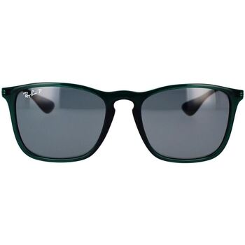 Zegarki & Biżuteria  okulary przeciwsłoneczne Ray-ban Occhiali da Sole  Chris RB4187 666381 Polarizzati Zielony