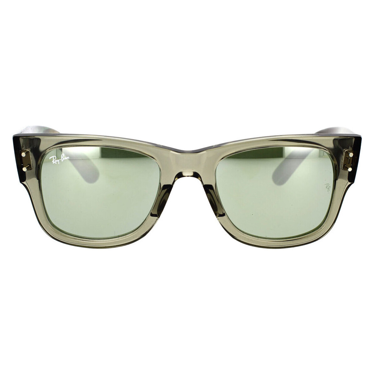 Zegarki & Biżuteria  okulary przeciwsłoneczne Ray-ban Occhiali da Sole  Mega Wayfarer RB0840S 66355C Zielony