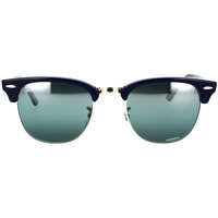 Zegarki & Biżuteria  okulary przeciwsłoneczne Ray-ban Occhiali da Sole  Clubmaster RB3016 1366G6 Polarizzati Niebieski