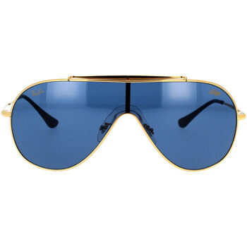Zegarki & Biżuteria  okulary przeciwsłoneczne Ray-ban Occhiali da Sole  Wings RB3597 924580 Złoty