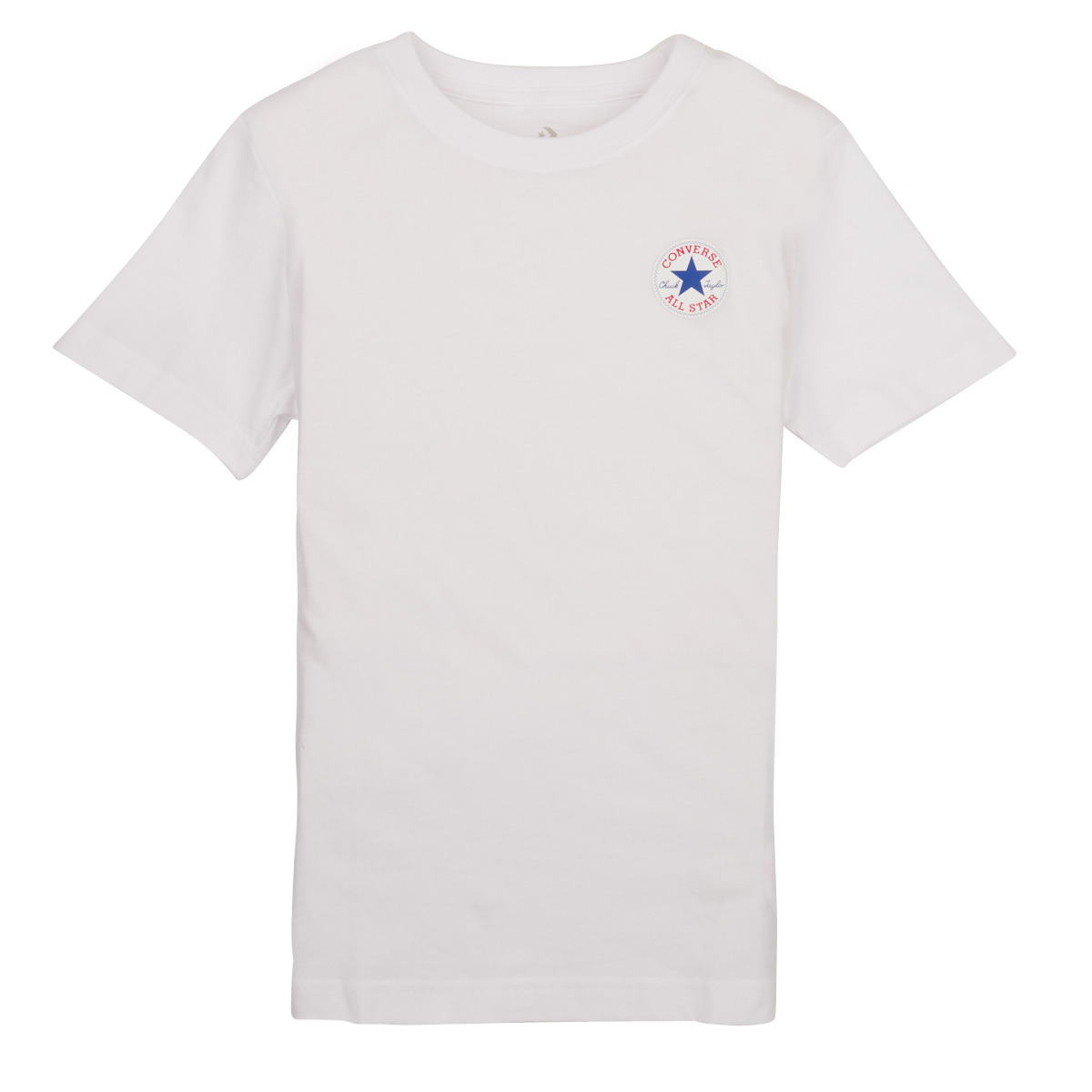 tekstylia Chłopiec T-shirty z krótkim rękawem Converse SS PRINTED CTP TEE Biały